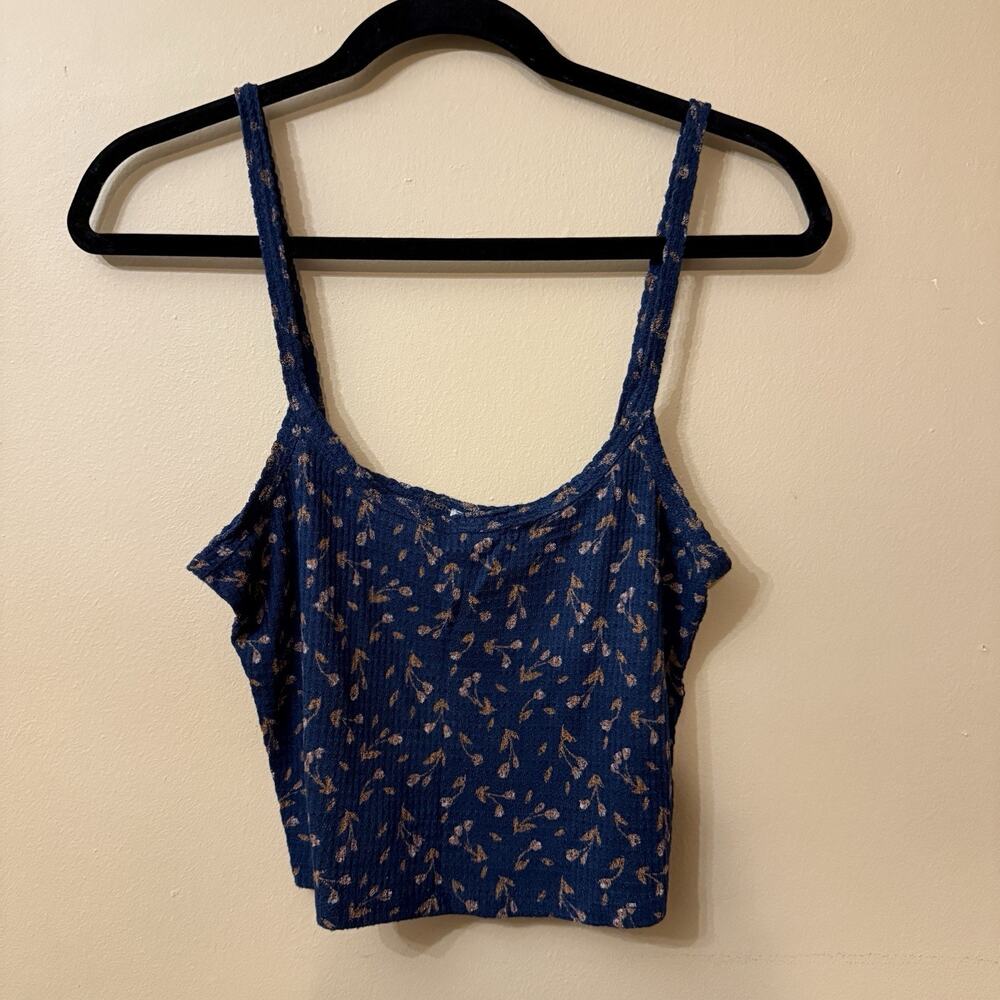Cottagecore Coquette Loungewear 90s Ditsy Floral Bohemian Top M Free People
